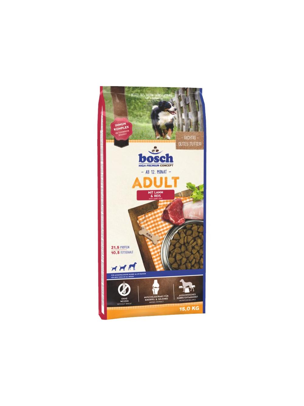 Bosch Adult Lamb & Rice, jagnięcina i ryż 15kg