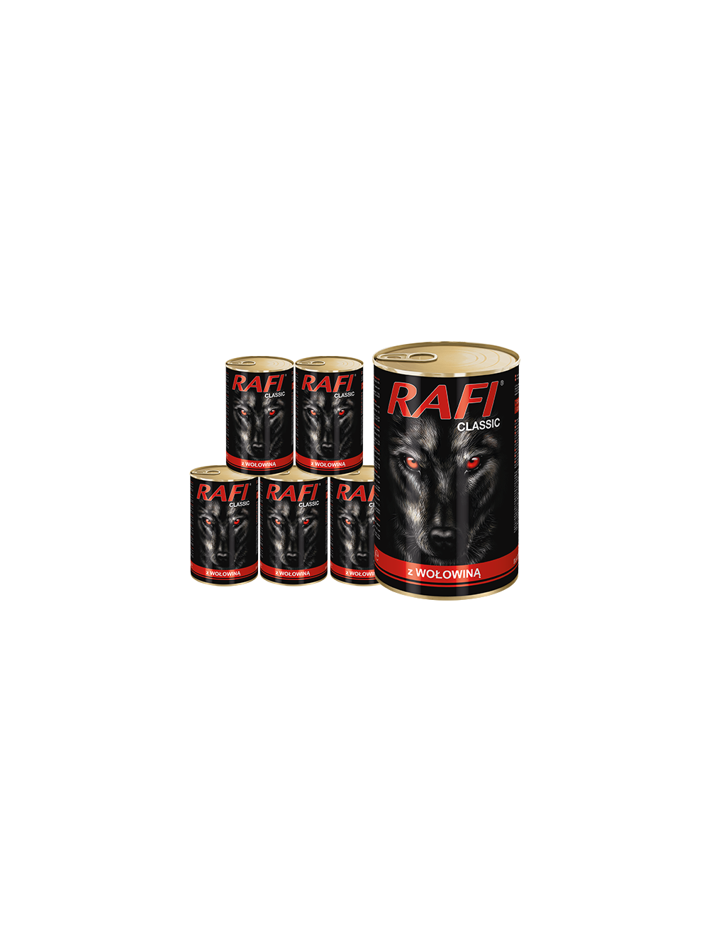 Rafi Classic Wołowina w Sosie 6x1240g