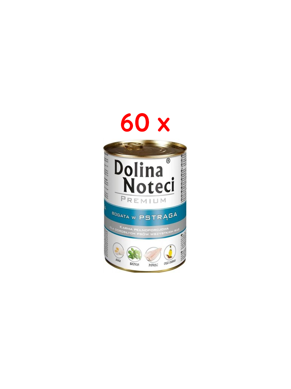 Dolina Noteci Premium Pstrąg MEGAZESTAW 60 x 400g