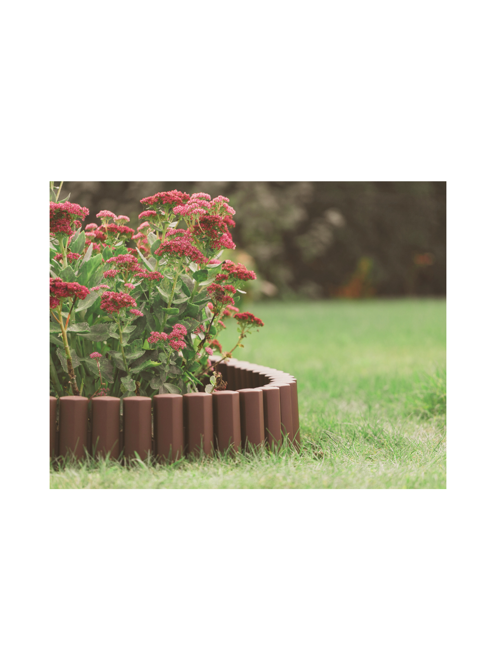 Palisada ogrodowa palik box 270 x 50 x 145 - brązowy