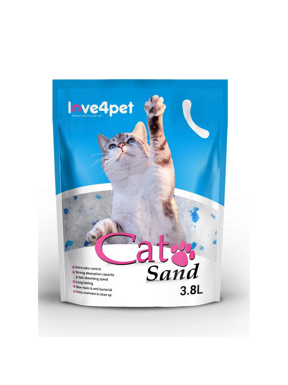 Żwirek Silikonowy dla Kota Cat Sand 3,8l
