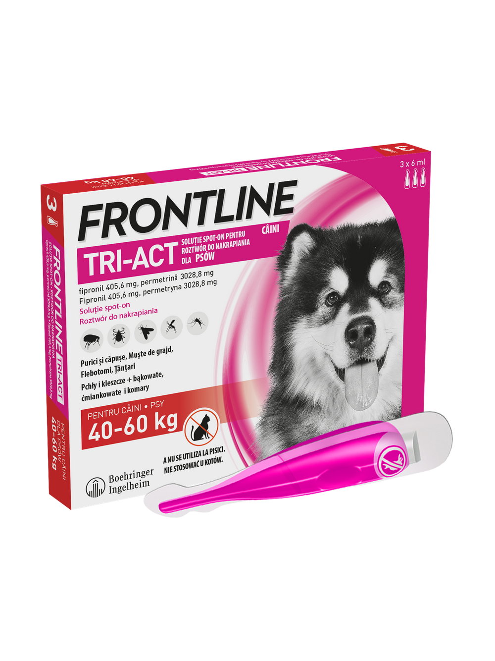 FRONTLINE Tri-Act XL 40-60kg (pipeta 3 x 6ml)