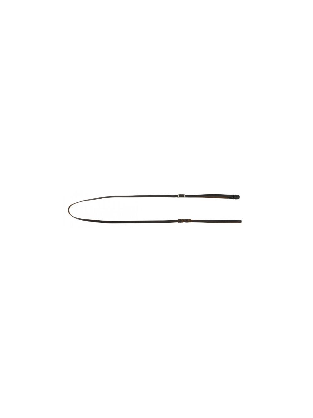 KERBL Smycz skórzana GoLeyGo Vegas, z Adaptrem, brązowa, 20mm x 105-165cm,M,max.60kg