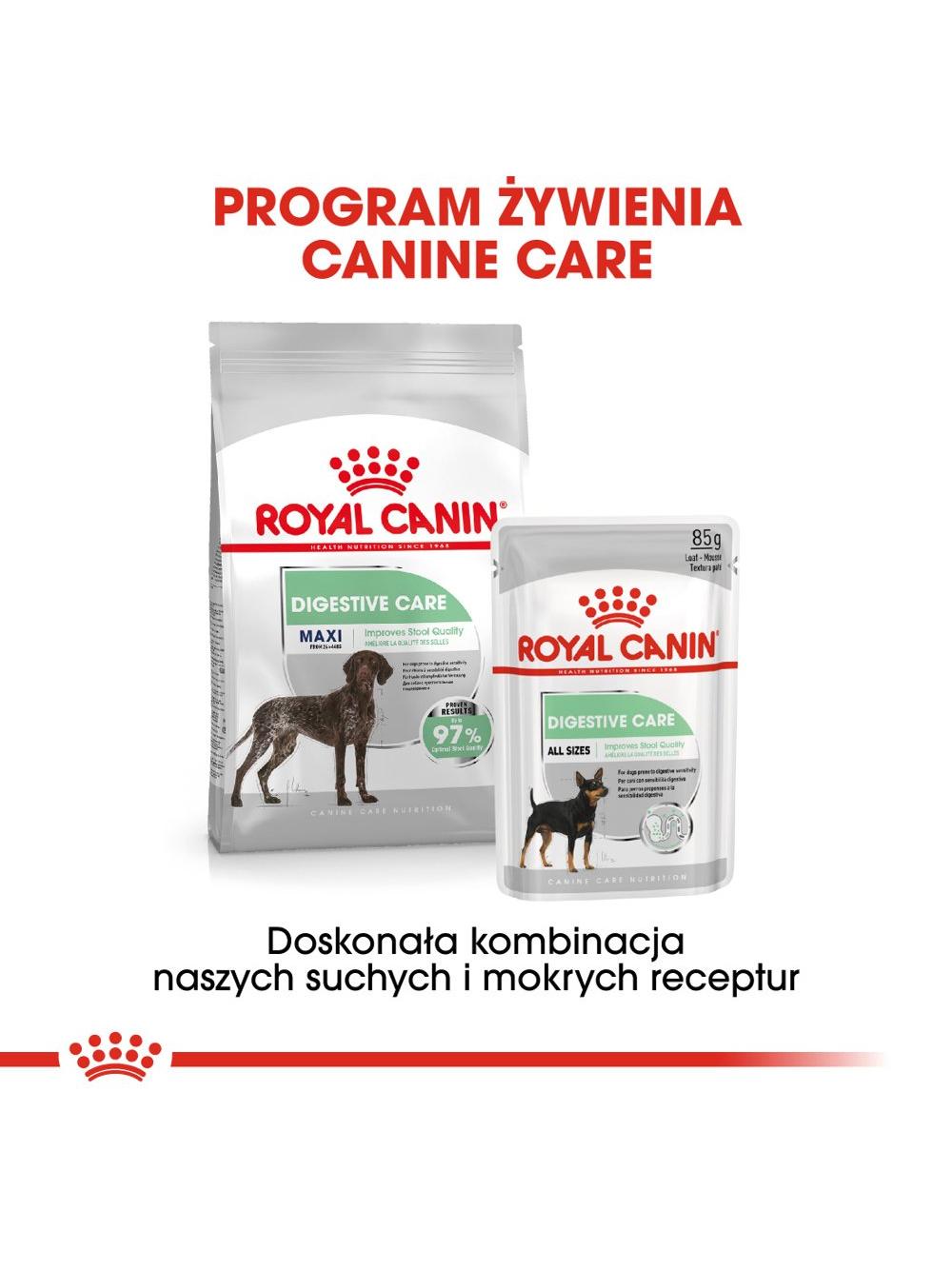 ROYAL CANIN CCN Maxi Digestive Care 3kg karma sucha dla psów dorosłych, ras dużych o wrażliwym przewodzie pokarmowym