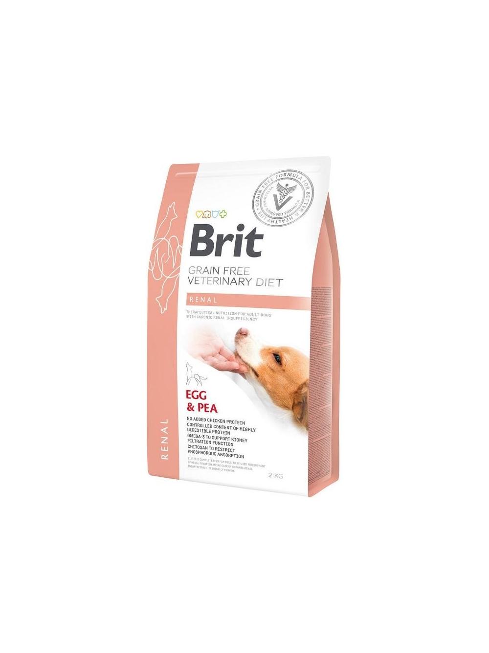 Brit gf veterinary diets dog Renal 2kg/Opakowanie uszkodzone (9071)