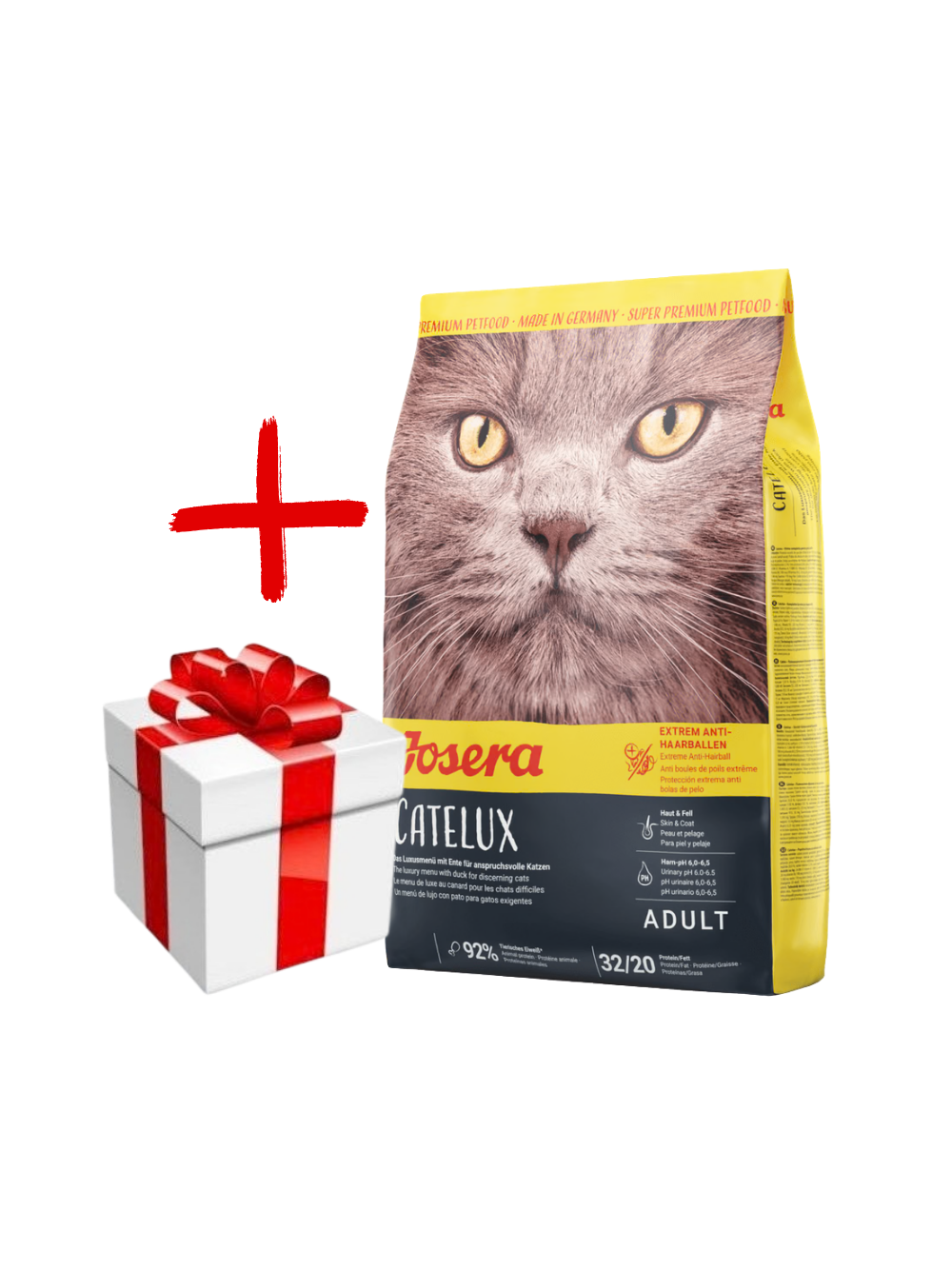 JOSERA Catelux 2kg + NIESPODZIANKA DLA KOTA GRATIS!