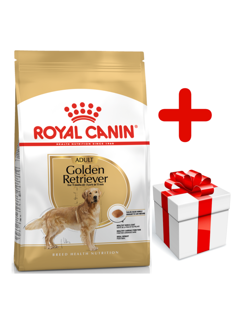 ROYAL CANIN Golden Retriever Adult 12kg karma sucha dla psów dorosłych rasy golden retriever + niespodzianka dla psa GRATIS!