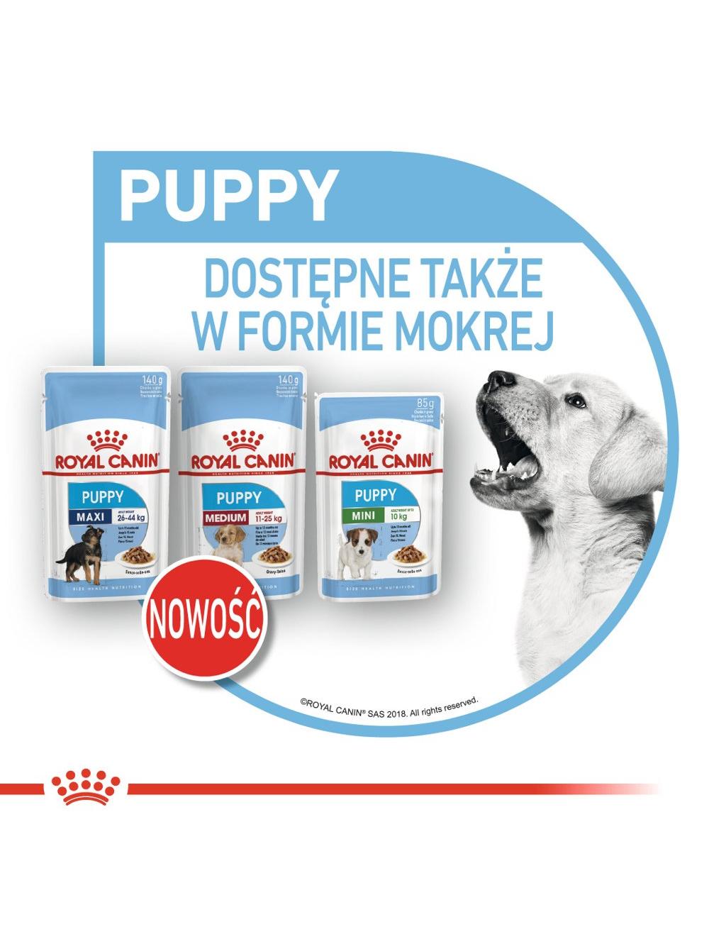 ROYAL CANIN Maxi Puppy 15kg karma sucha dla szczeniąt, od 2 do 15 miesiąca życia, ras dużych  + niespodzianka dla psa GRATIS!