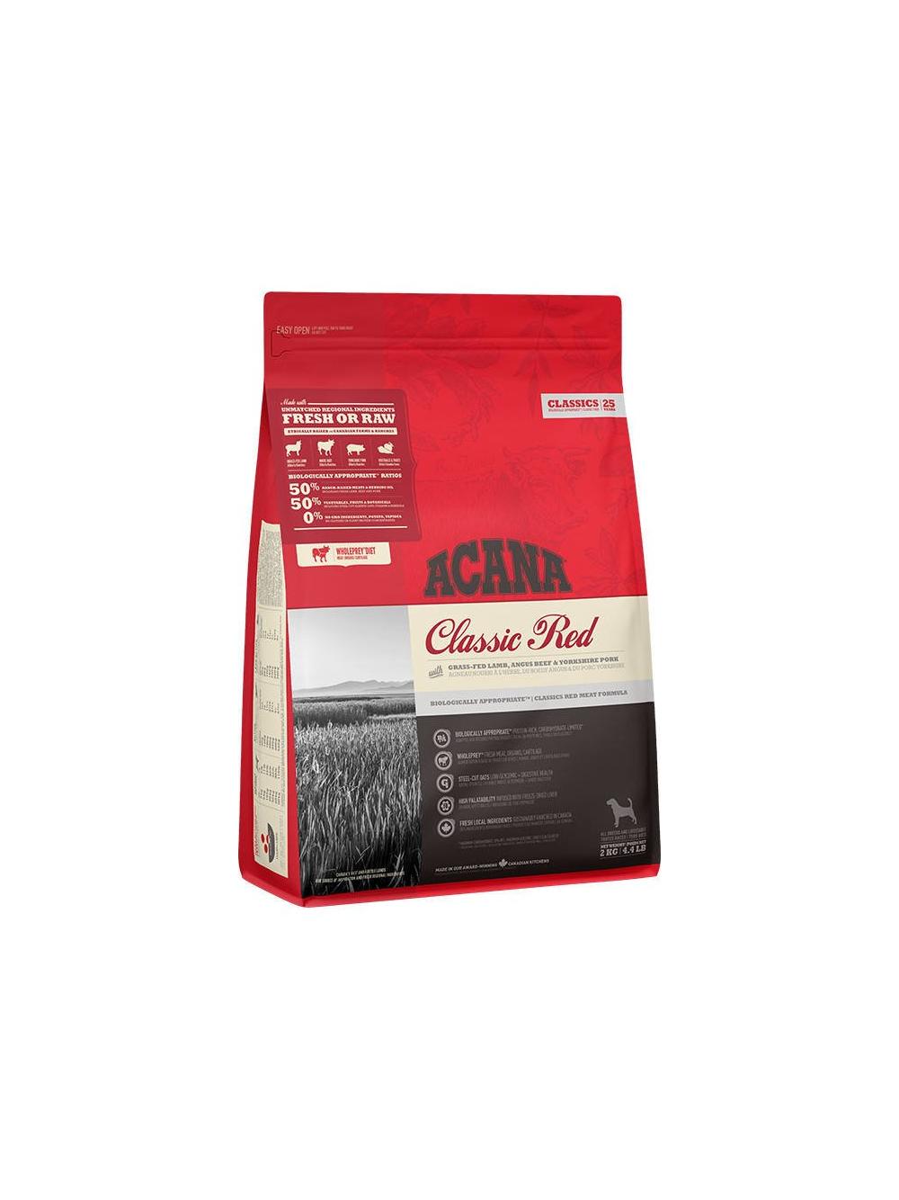 ACANA Classics Red Meat 2kg + niespodzianka dla psa GRATIS!