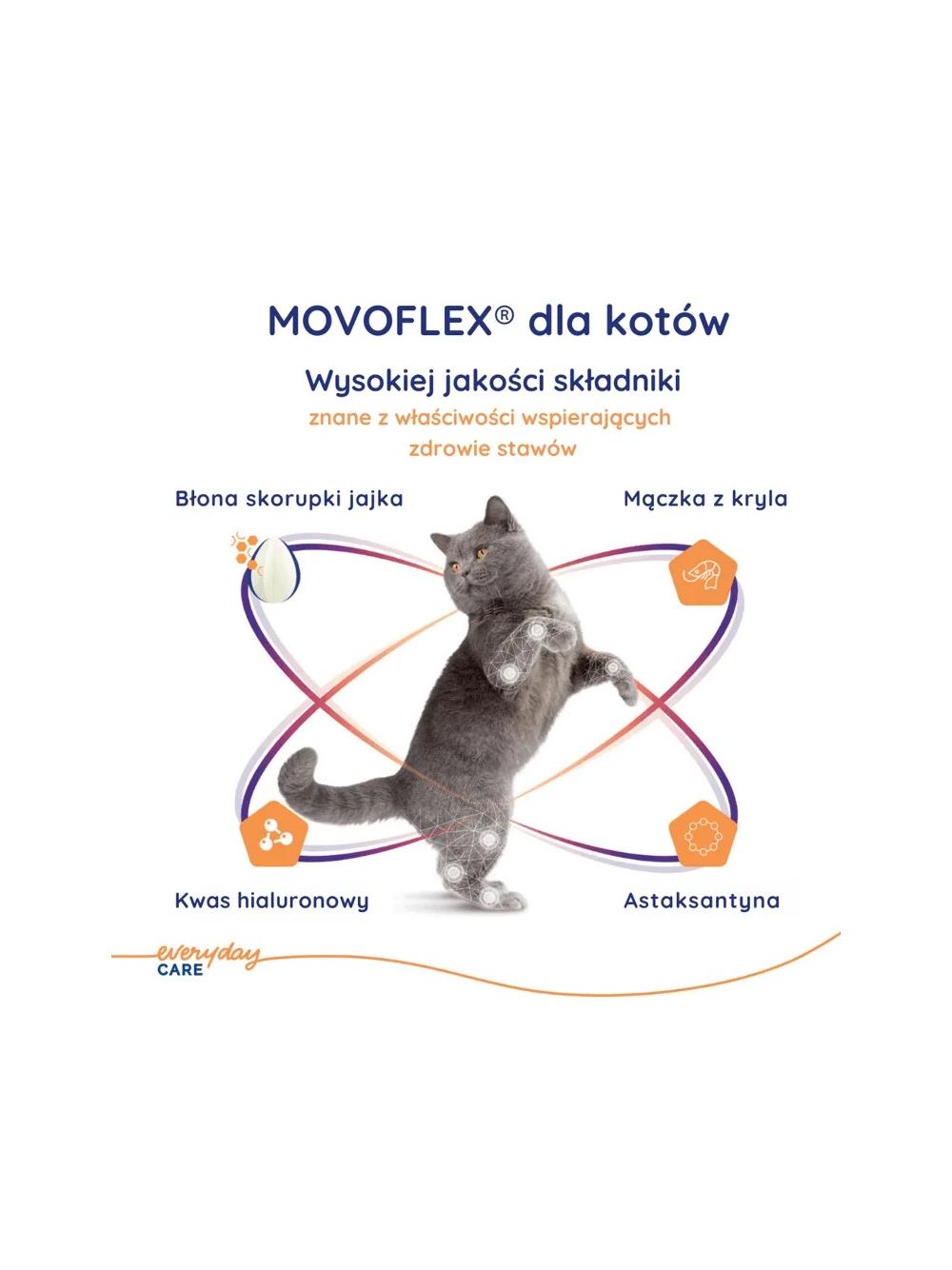 VIRBAC Movoflex krokiety na stawy dla kotów 30 krokietów