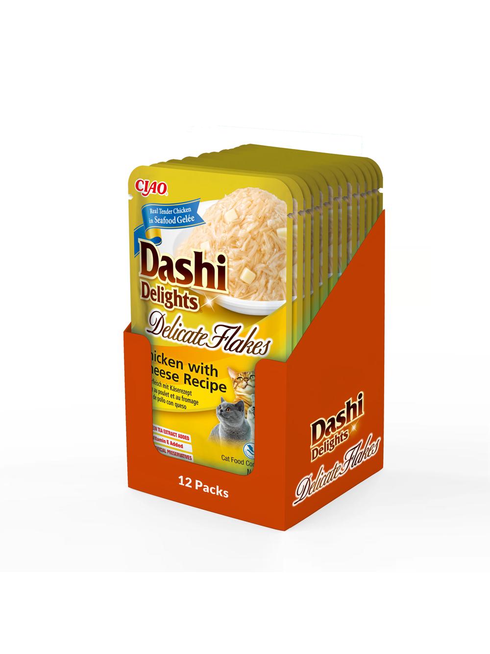 INABA Dashi Delights Delicate Flakes Chicken with Cheese Recipe 40g