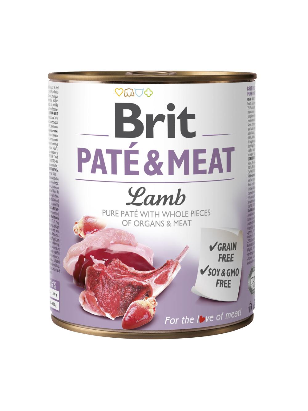 BRIT PATE & MEAT LAMB 18x800g