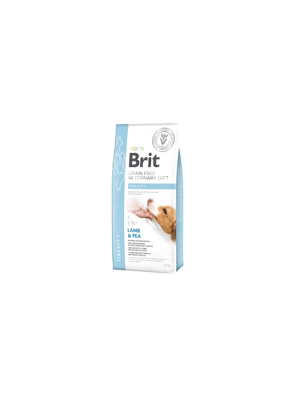 Brit GF veterinary diets dog Obesity 12 kg