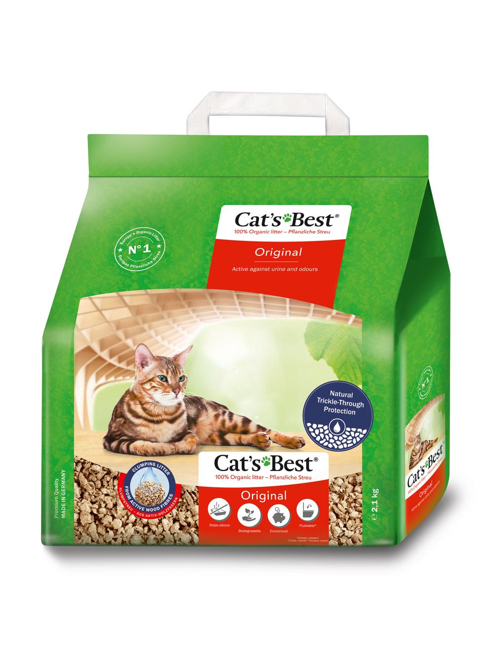 JRS Cats Best Eko Plus - Żwirek Drewniany Zbrylający 5l / 2,1kg