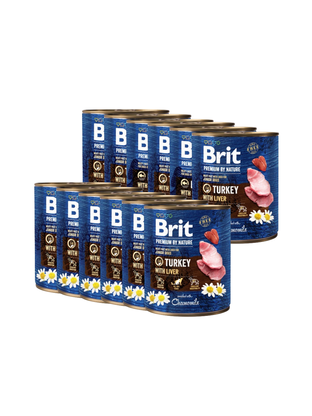 Brit Premium by Nature Turkey With Liver 12x800g