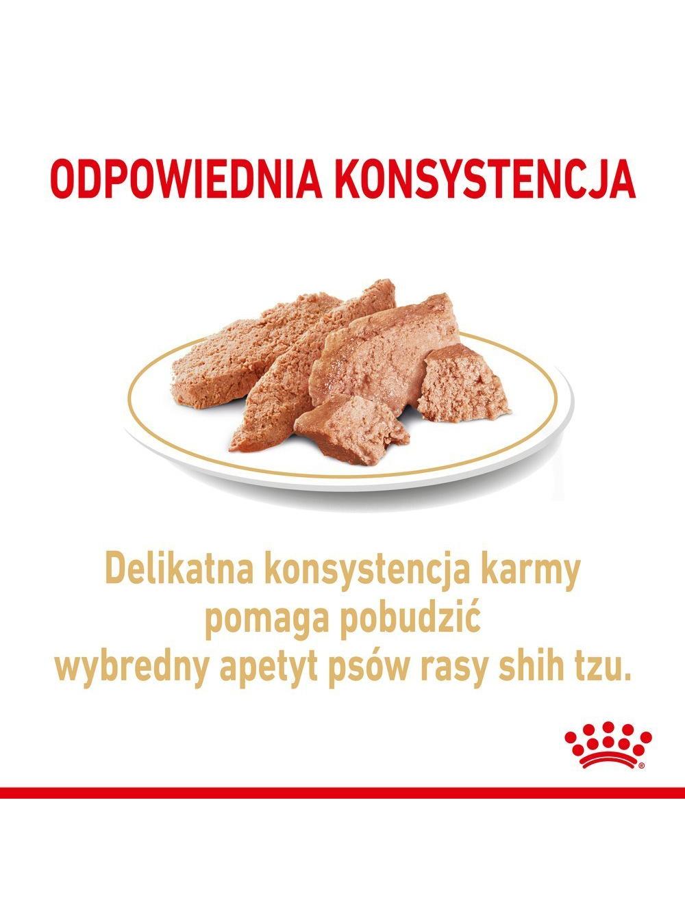ROYAL CANIN Shih Tzu Adult 12x85g karma mokra -pasztet, dla psów dorosłych rasy shih tzu