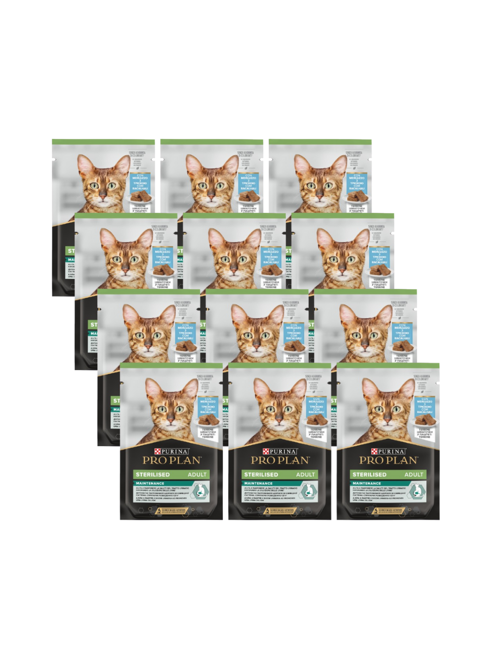 Purina Pro Plan Sterilised z rybą oceaniczną dla kota 12x85g