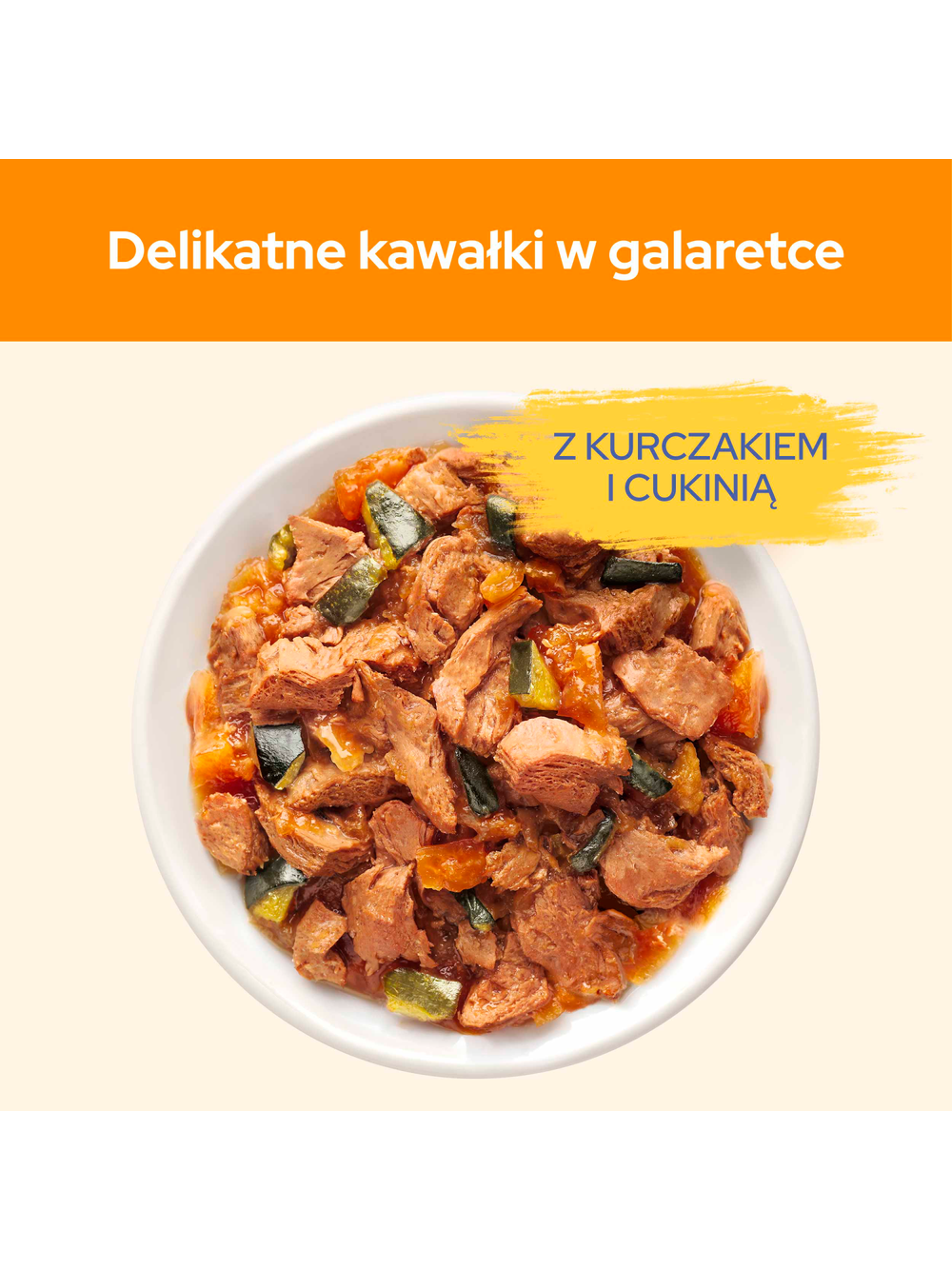 PURINA Cat Chow Adult Karma dla kotów z kurczakiem i cukinią w galaretce 10x85g