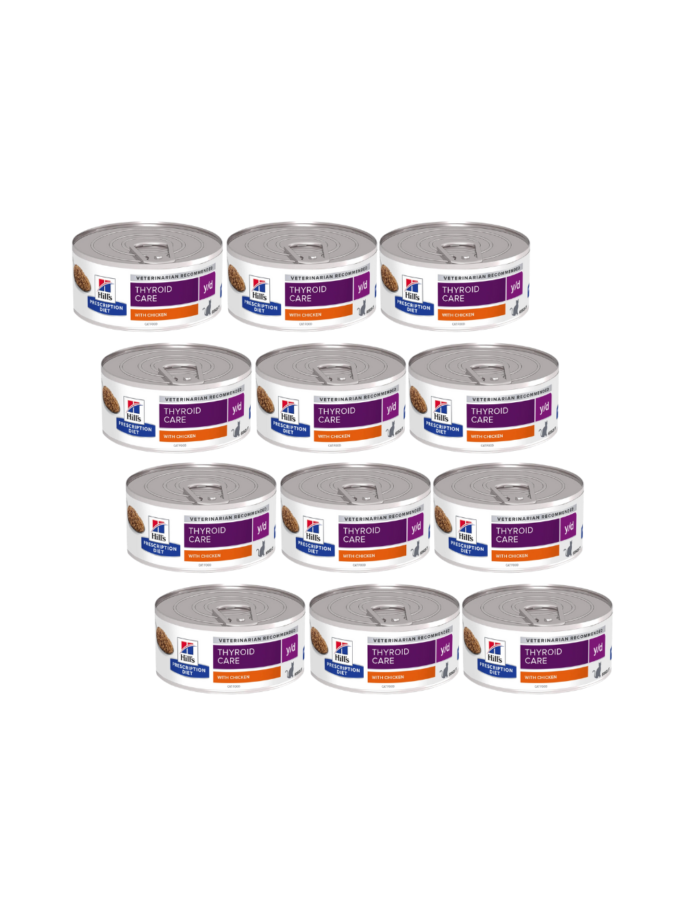 HILL'S PD Prescription Diet Feline y/d 12x156g - puszka