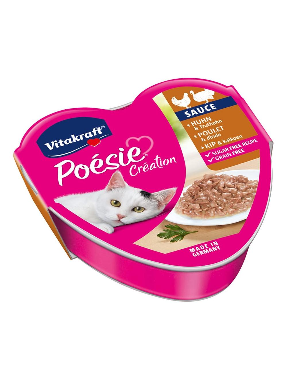 Vitakraft POESIE mokra karma dla kota z kurczakiem i indykiem 85g