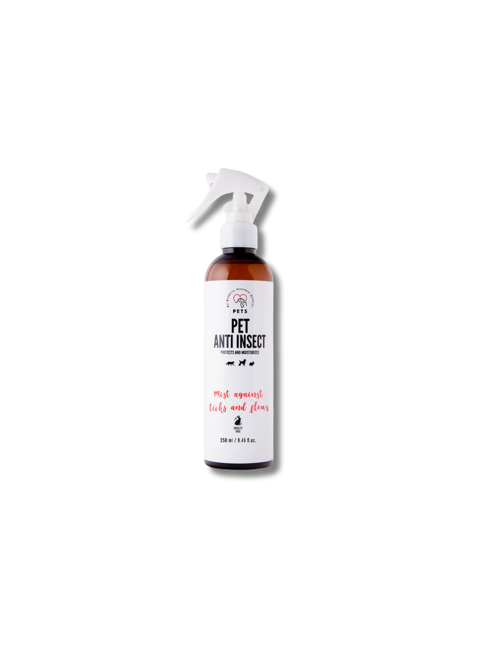 PETS ANTI INSECT - skuteczna ochrona przeciw kleszczom, pchłom oraz innym owadom 250ml
