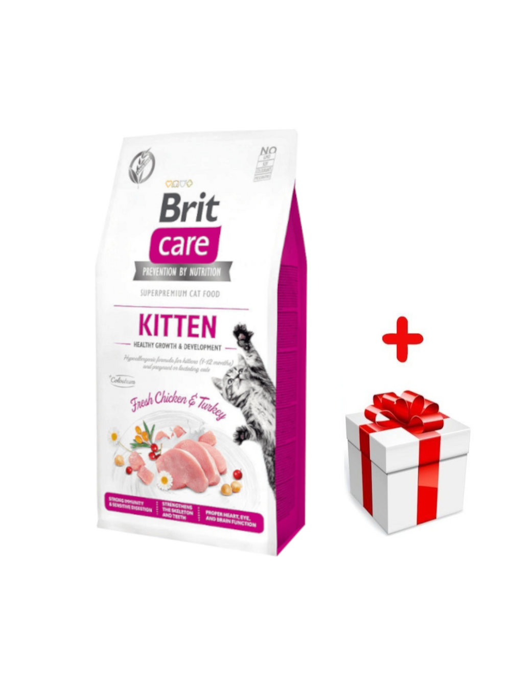 BRIT Care Cat Grain-Free  Kitten 2kg + niespodzianka dla kota GRATIS!