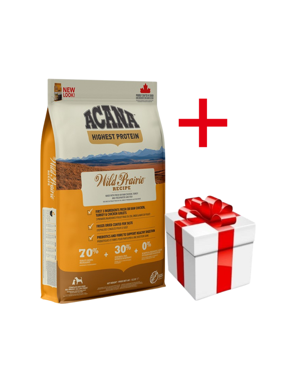 ACANA Wild Prairie Dog 6kg + niespodzianka dla psa GRATIS!