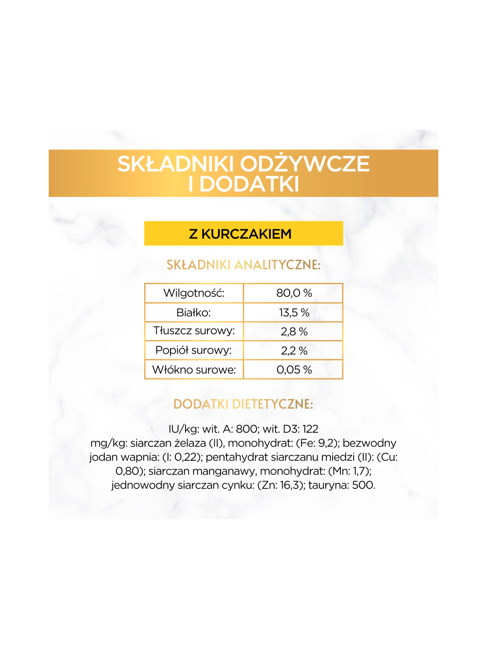 Purina Gourmet Gold z kurczakiem 72x85 g