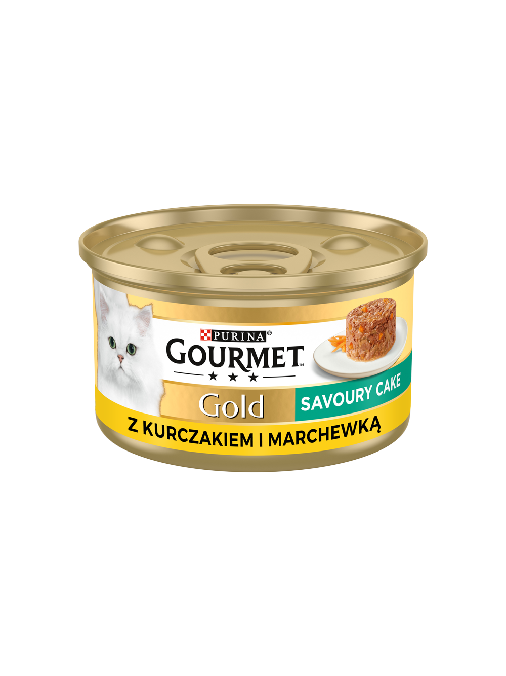 Purina Gourmet Gold Savoury Cake z kurczakiem i marchewką 48x85g
