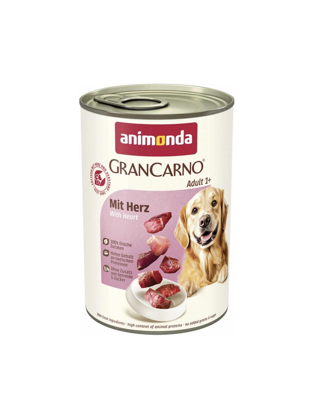 ANIMONDA GranCarno Adult Dog z sercami 6x400g