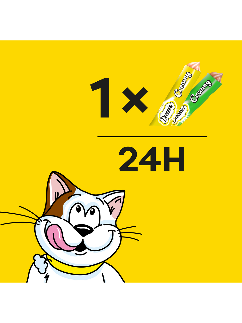 DREAMIES Creamy z serem i z kocimiętką 4x(12x10g)