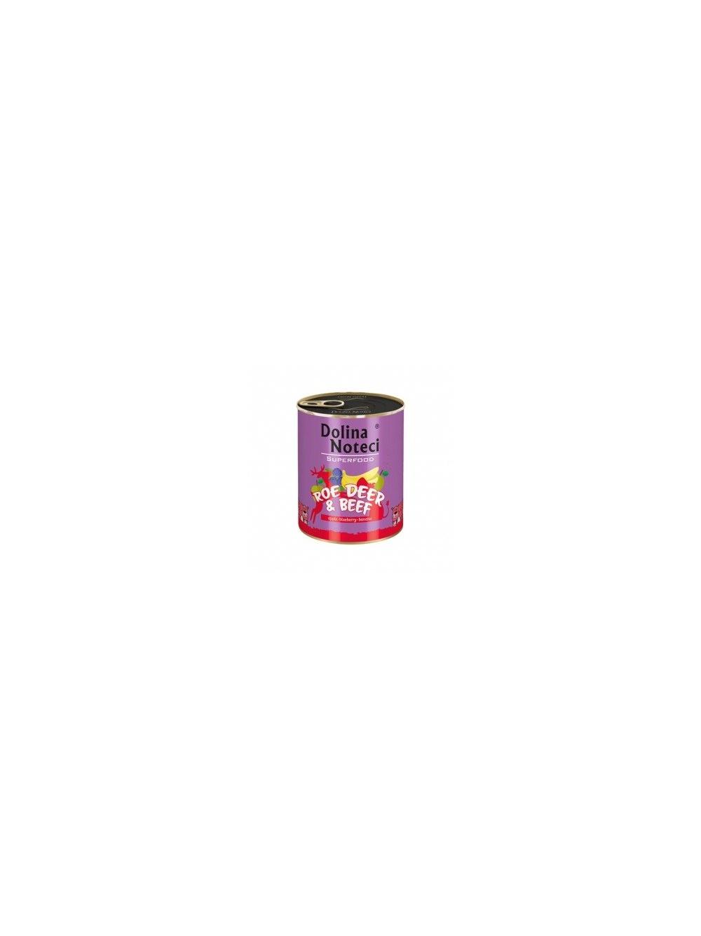 DOLINA NOTECI PREMIUM SUPERFOOD sarna i wołowina 6x800g