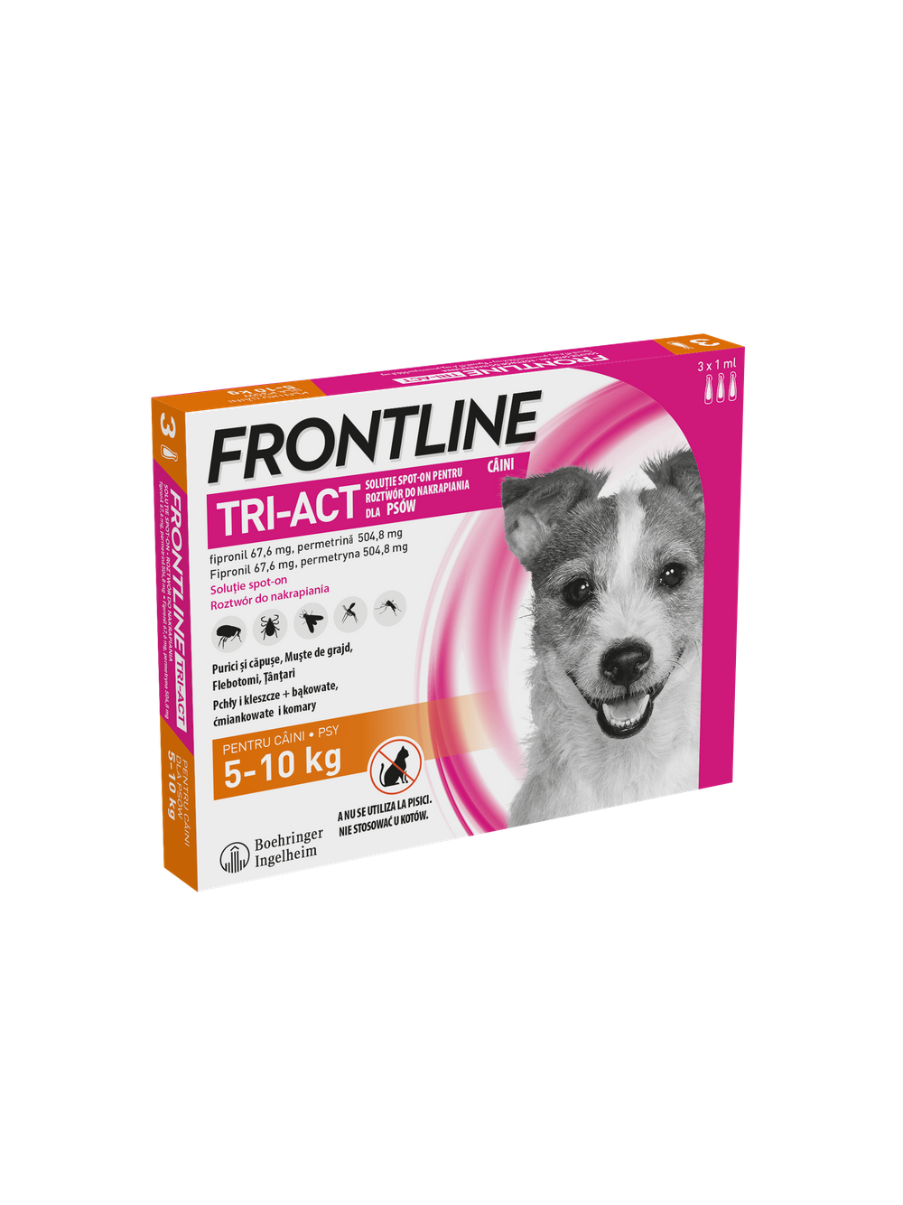 FRONTLINE Tri-Act S 5-10kg (pipeta 3 x 1ml)