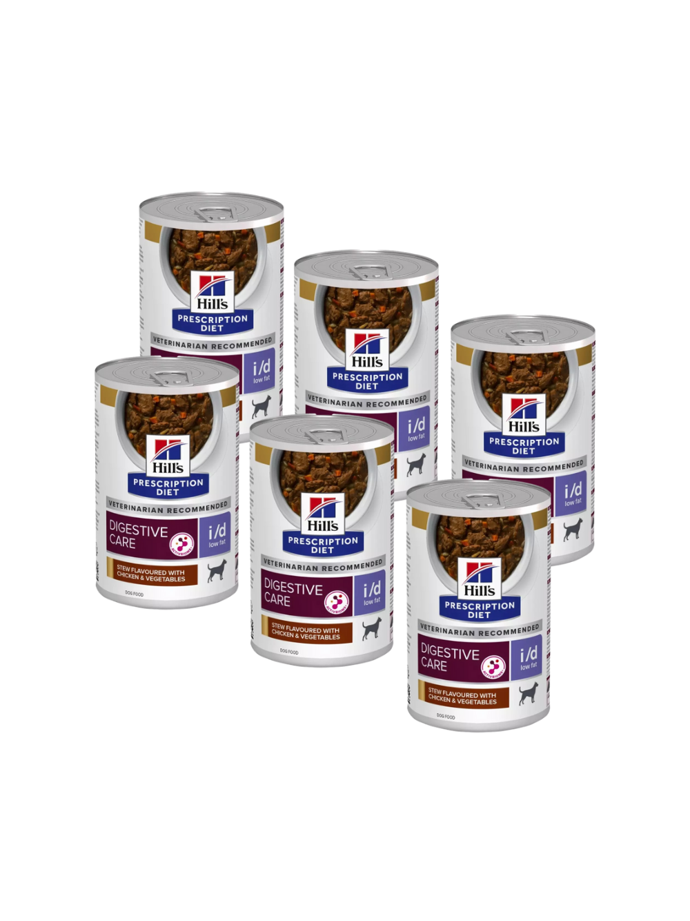 HILL'S PD Prescription Diet Canine i/d Low Fat gulasz 6x354g - puszka