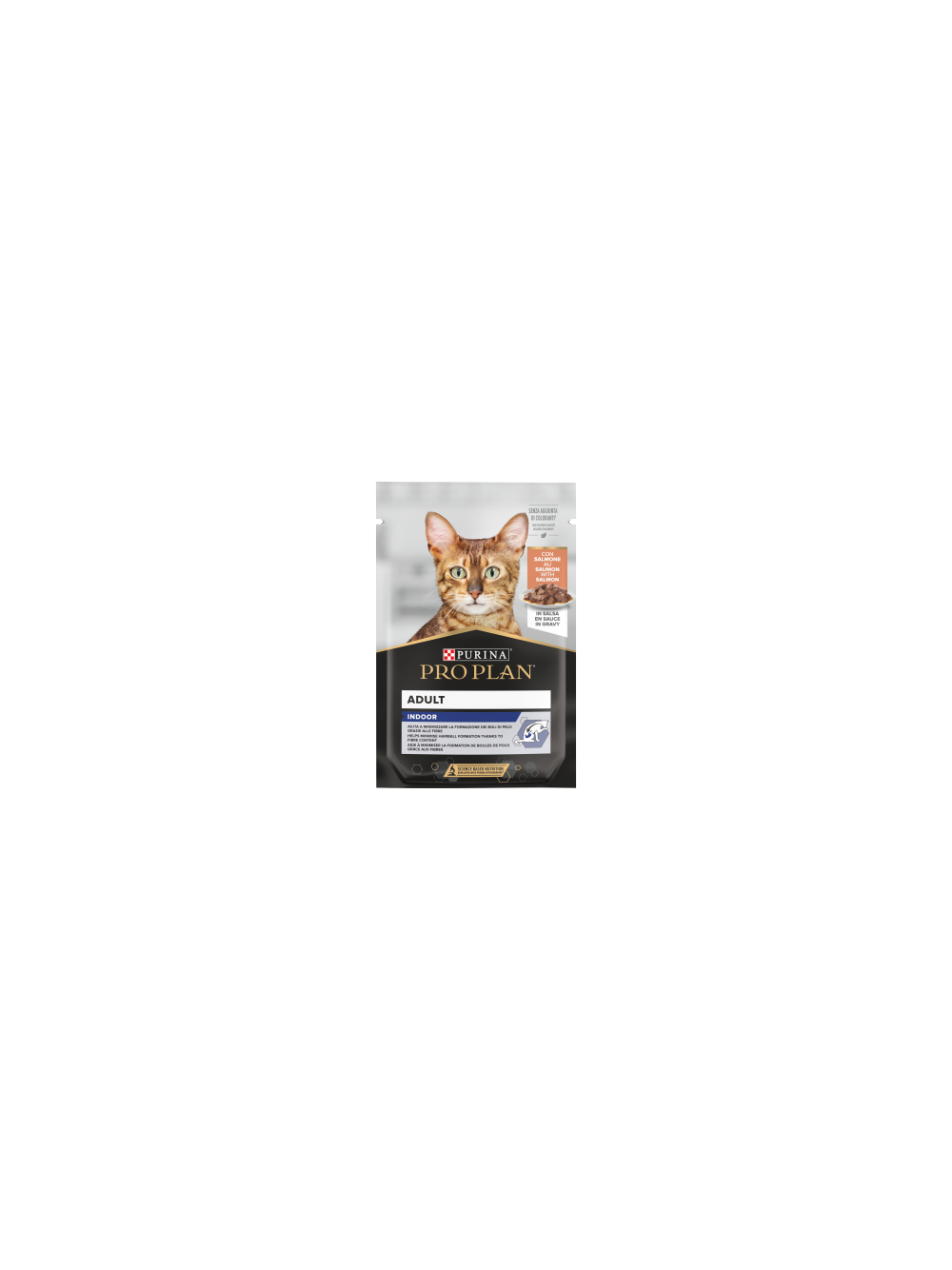 Purina Pro Plan Indoor Adult z łososiem dla kotów 12x85g