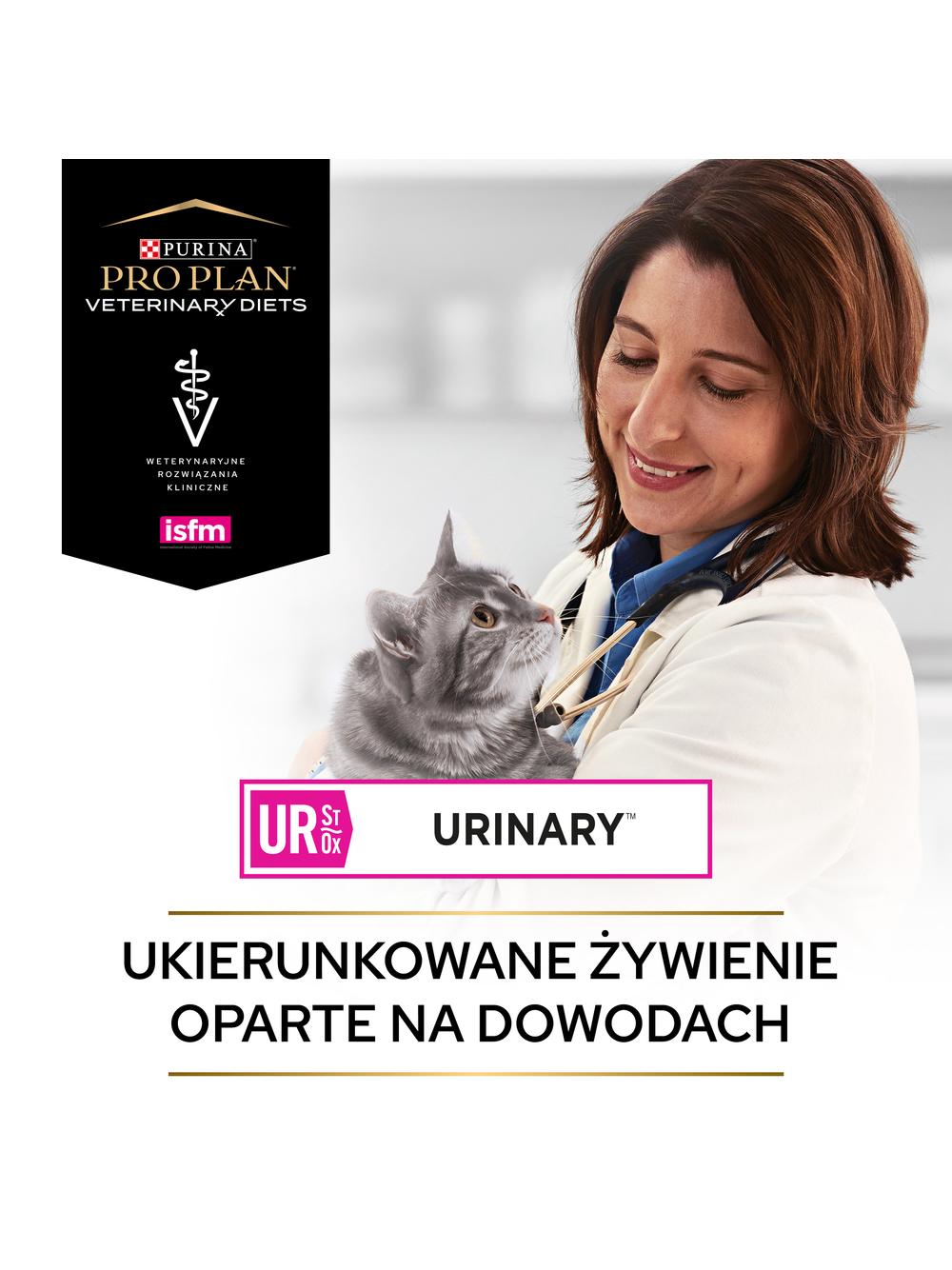 PRO PLAN Veterinary Diets UR St/Ox Urinary Karma sucha dla kota 5kg+ niespodzianka dla kota GRATIS!