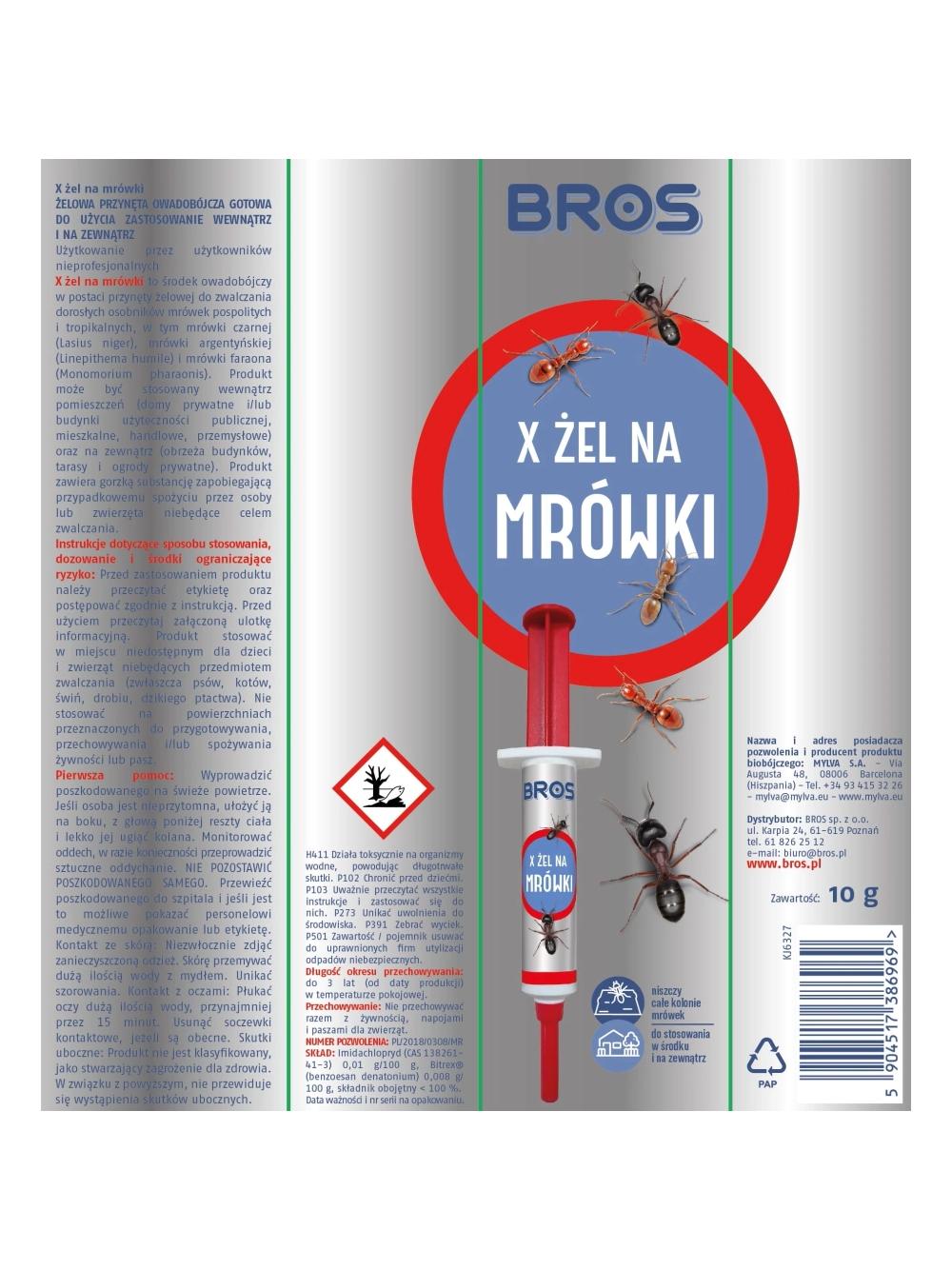 BROS – X żel na mrówki 10g