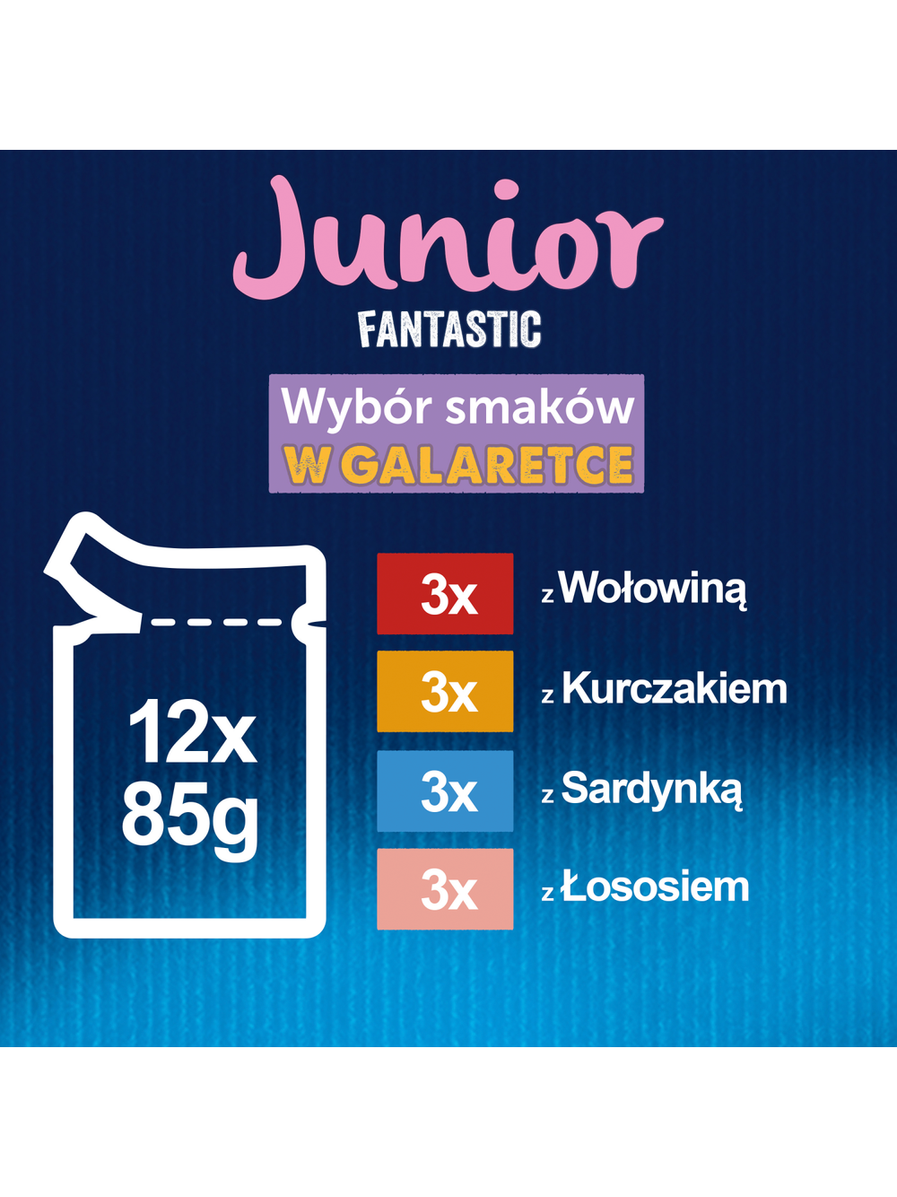FELIX Fantastic Junior w galaretce; 72x85g