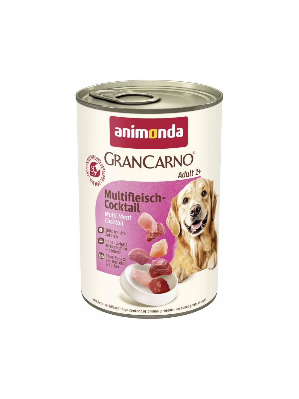 ANIMONDA GranCarno Adult Dog smak: Koktajl mięsny 400g