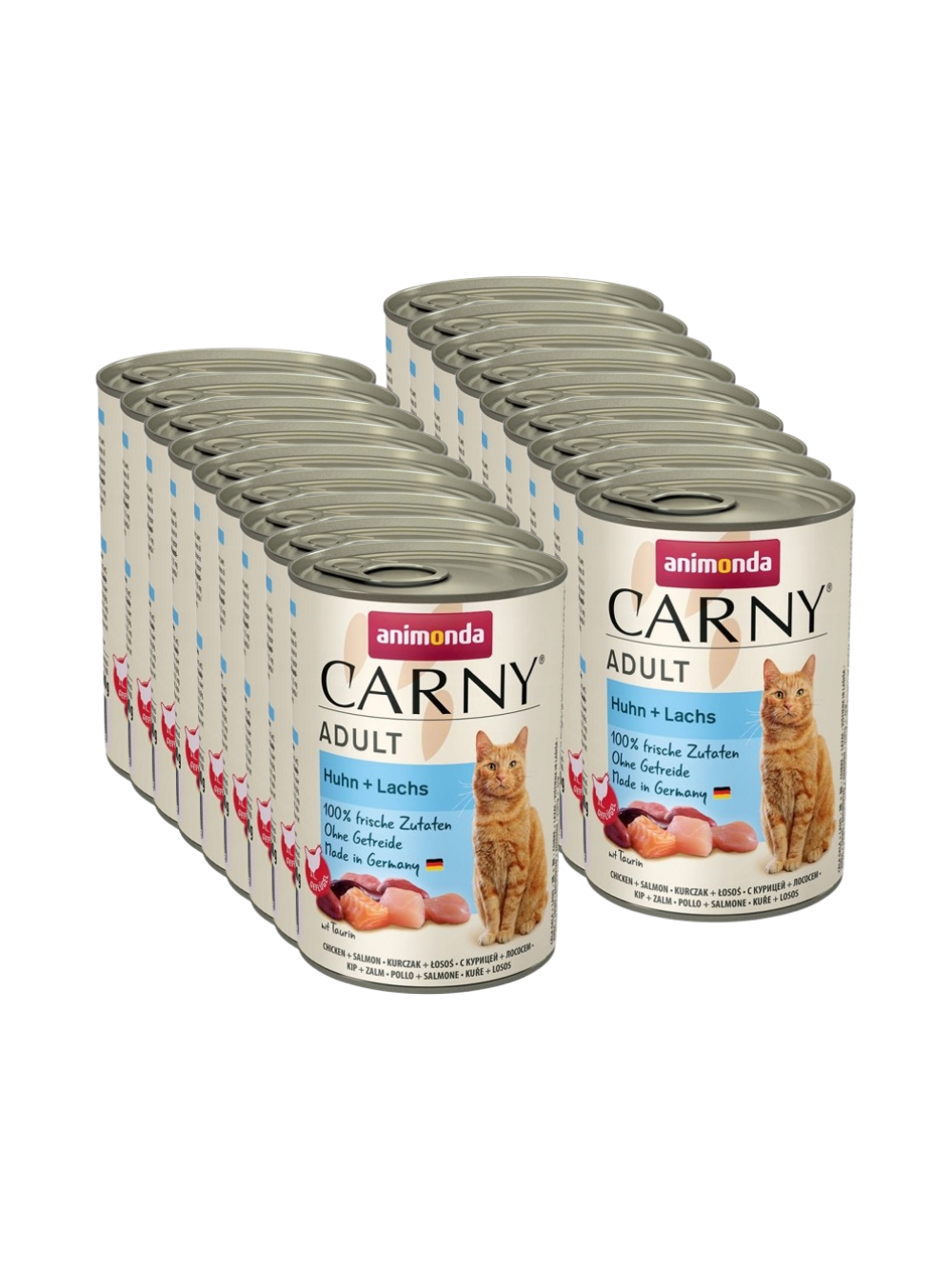 ANIMONDA Cat Carny Adult smak: kurczak i łosoś 18x400g