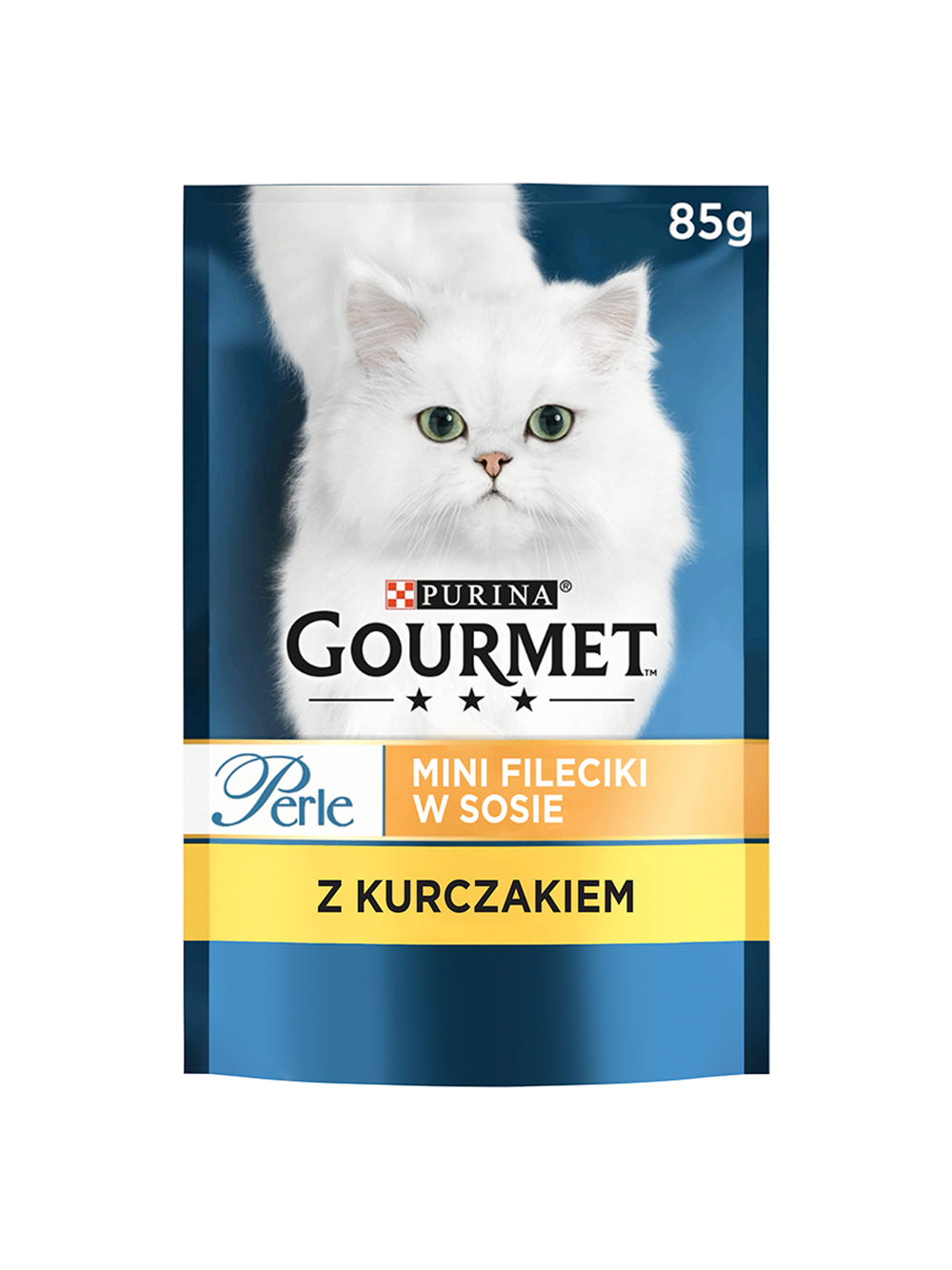 Purina Gourmet Perle Karma dla kotów mini fileciki w sosie z kurczakiem 26x85g