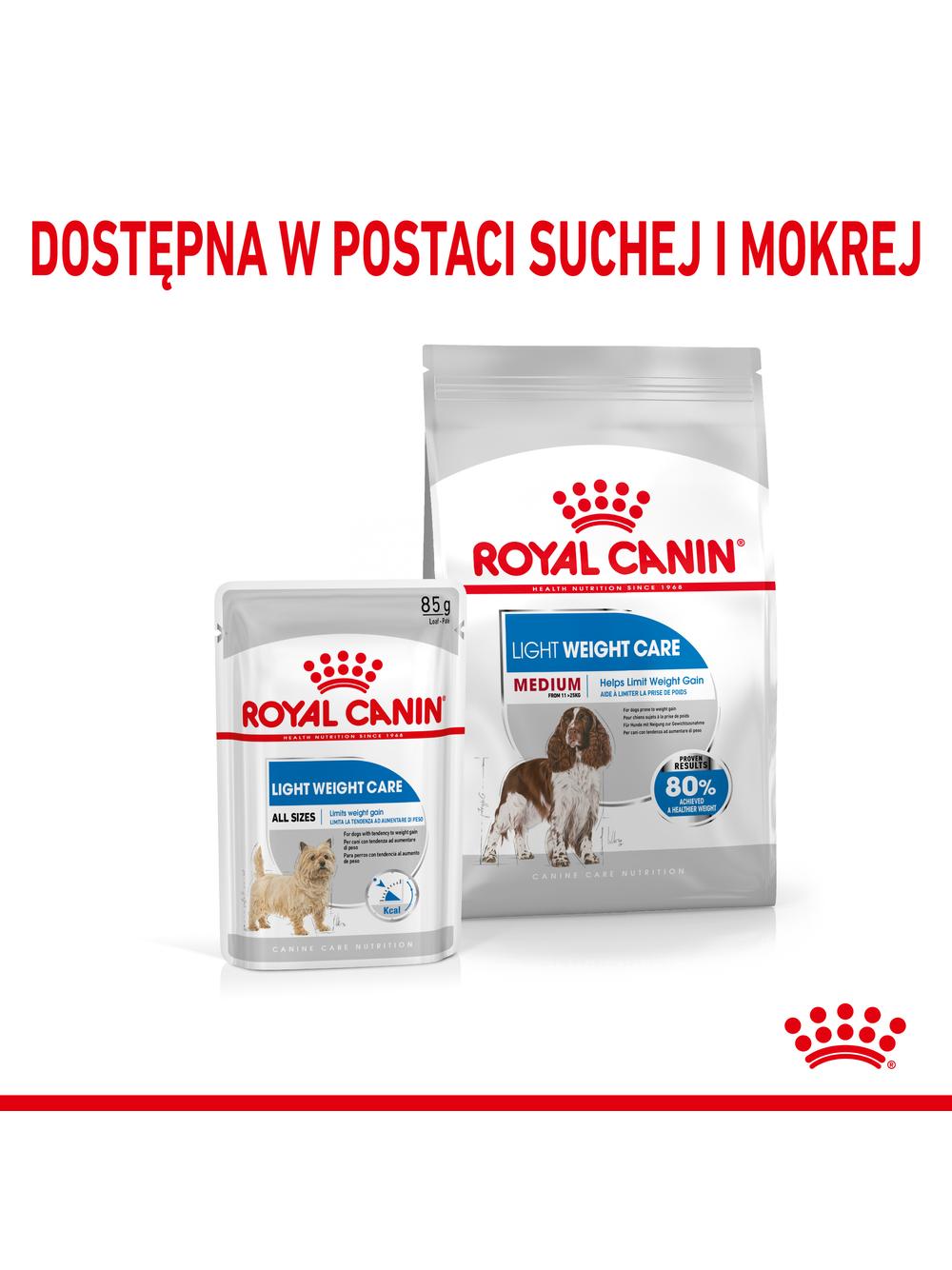 ROYAL CANIN CCN Medium Light Weight Care 12kg karma sucha dla psów dorosłych, ras średnich z tendencją do nadwagi