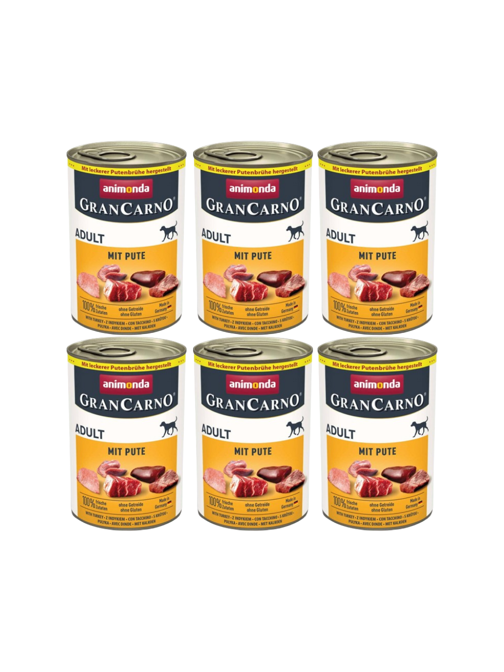 ANIMONDA GranCarno Adult Dog smak:Indyk 6x400g