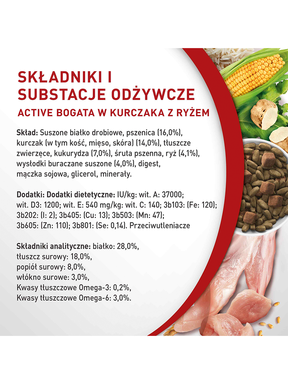 PURINA ONE Mini Active Kurczak, ryż - sucha karma dla psa - 800g /  / Opakowanie uszkodzone (8675) !!!