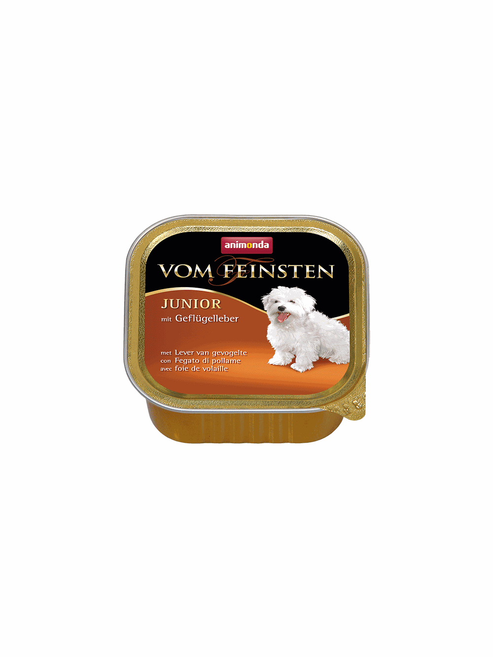 ANIMONDA Dog Vom Feinsten Junior smak: wątróbka drobiowa 22x150g