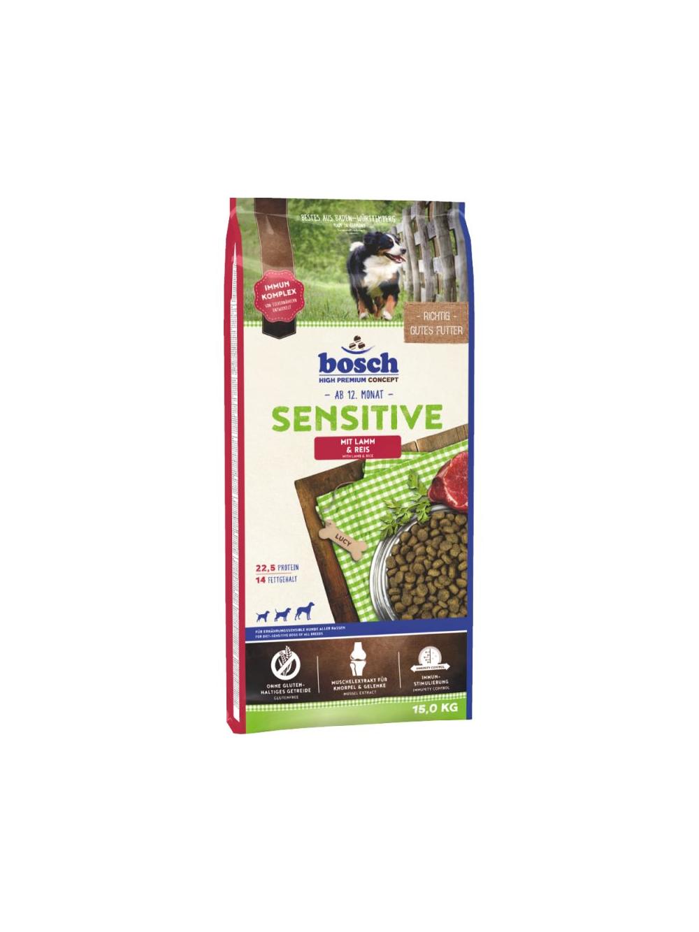 Bosch Sensitive Lamb & Rice, jagnięcina i ryż (nowa receptura) 15kg