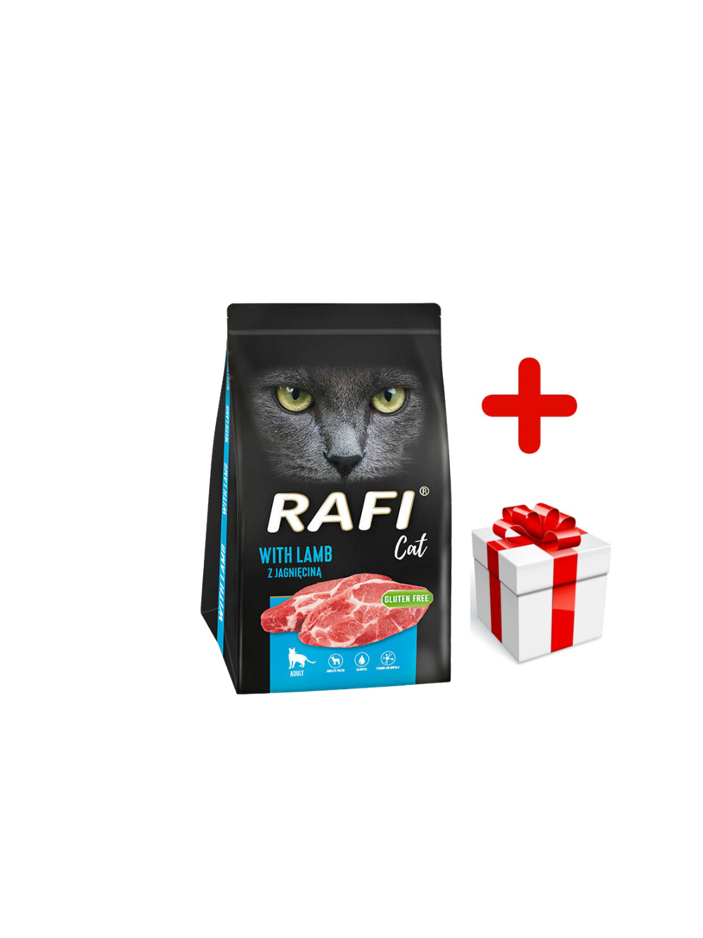 DOLINA NOTECI Rafi Cat karma sucha dla kota z jagnięciną 1,5kg + niespodzianka dla kota GRATIS!