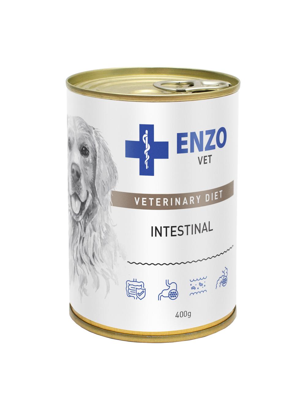 ENZO VET Intestinal dieta z chorobami przewodu pokarmowego z jagnięciną dla psów 400g