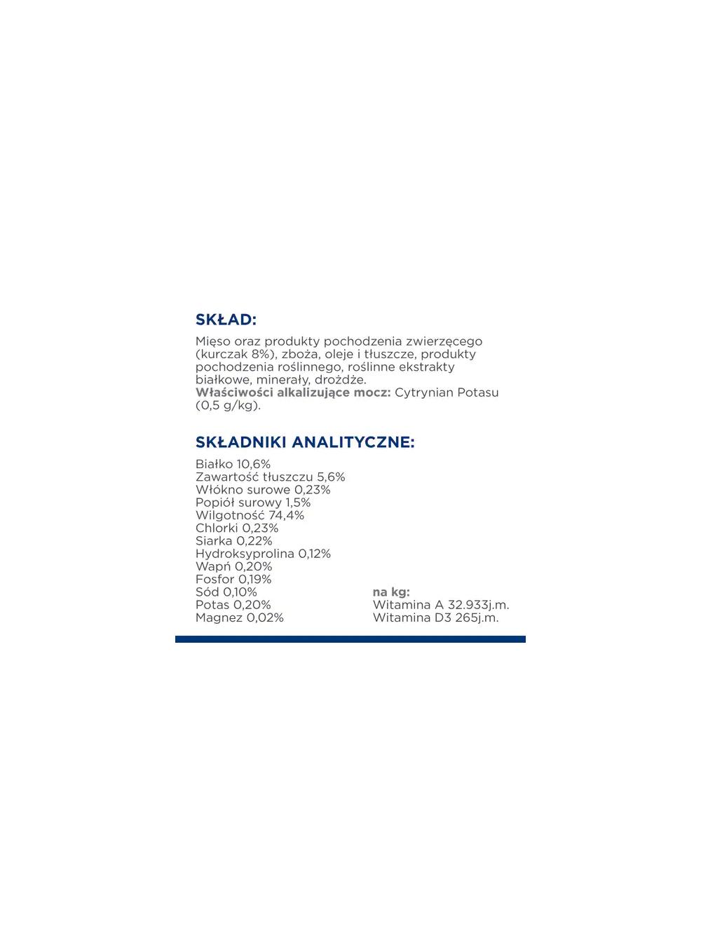 HILL'S PD Prescription Diet Feline c/d Multicare Kurczak 12x156g - puszka