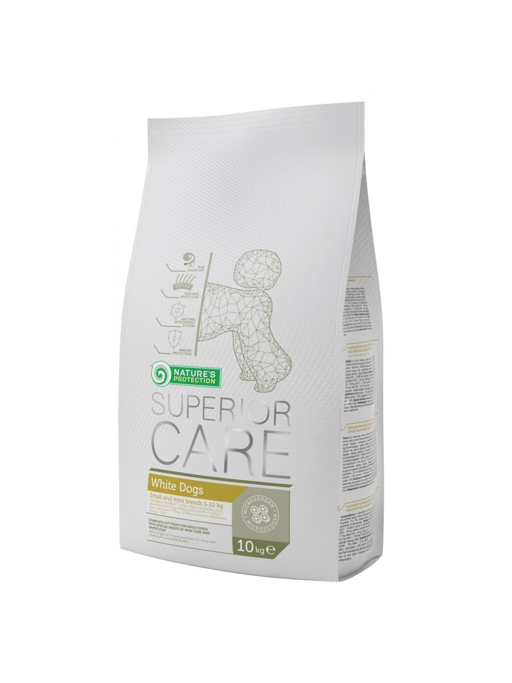 NATURES PROTECTION Superior Care Small Mini White Dogs Adult 10kg
